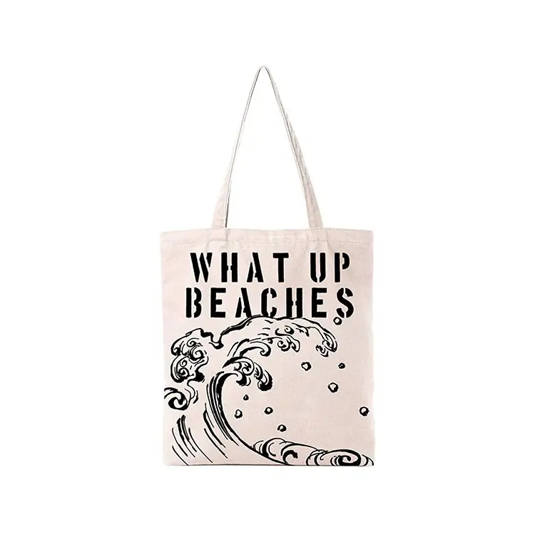 Tasche aus Baumwollcanvas mit Logodruck