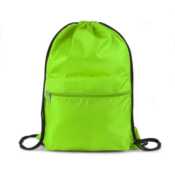 Draw String Rucksack zusammenklappbares leichtes Rucksack wasserdichte Freizeittasche im Freizeitbeutel Freizeit Fitness Draw String -Tasche