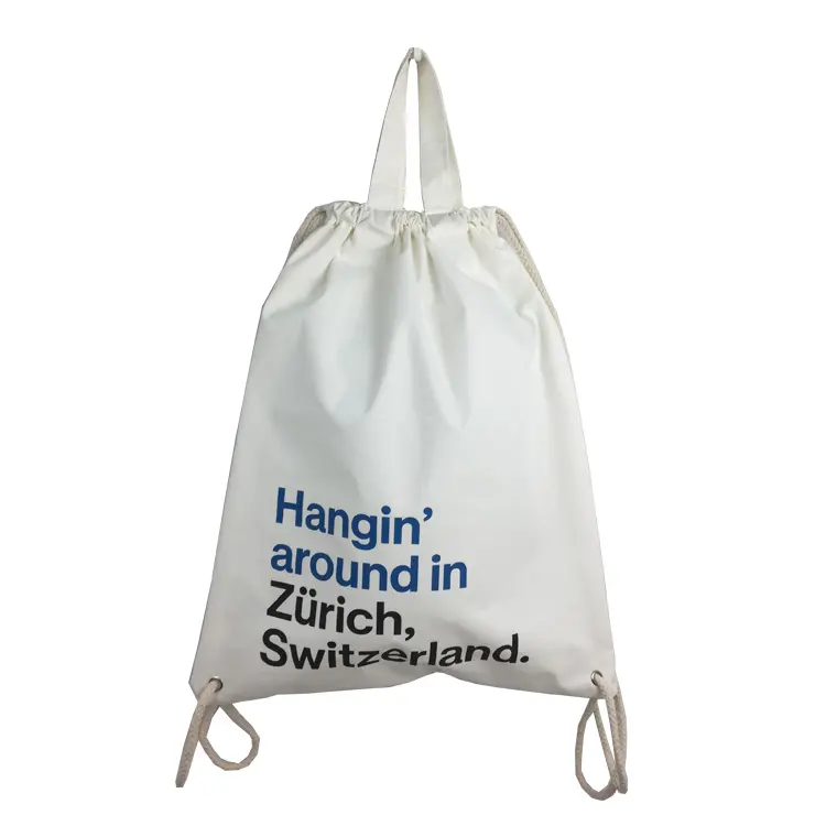 Eco Custom Canvas Baumwoll -Totentasche mit dem Druck