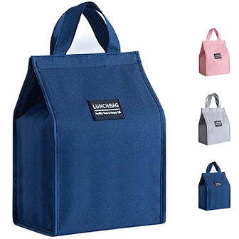 Ökologische Bento-Schachtel, Lunchbeutel, große hitzeblösende Aluminiumfolie Mittagessenkühler, Kinderessenbeutel, hitzebeständige Lebensmittel, Plastik-Hitze-Inselierung