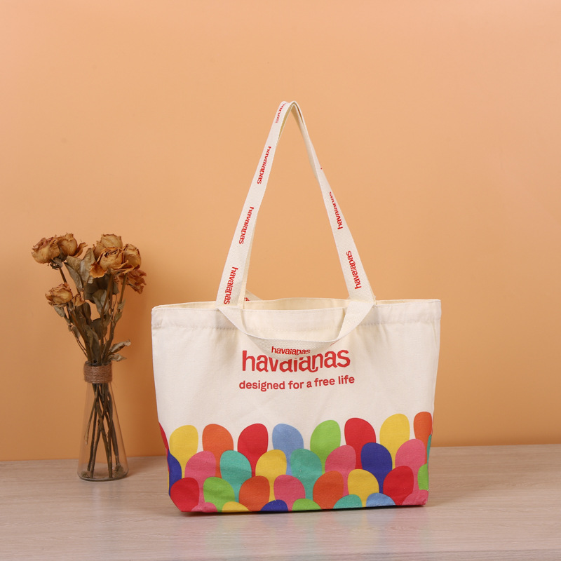 Gut gestaltete Canvas-Einkaufstasche